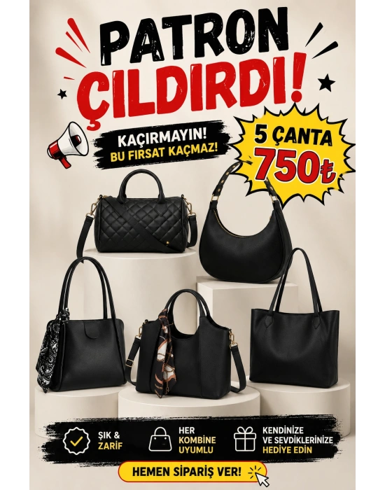 YENİ 5 ÇANTA 750₺ KAMPANYASI