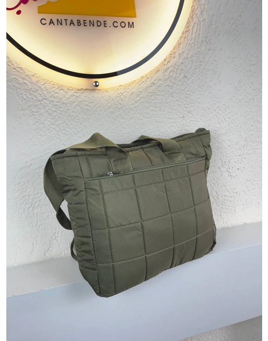 Yeşil Renk 2 Bölme PARAŞÜT Çanta CB1457