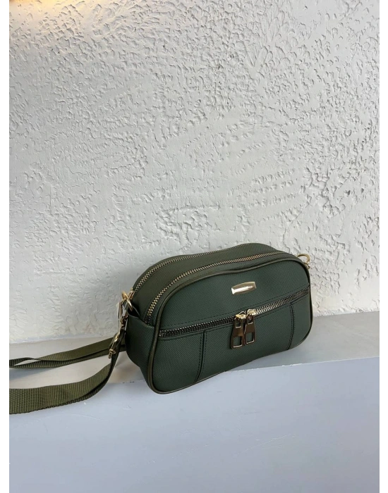 Yeşil Renk 3 Bölme DMN Kalite Çanta CB7181