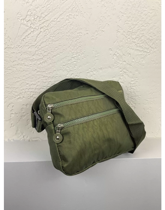 Yeşil Renk Krinkıl Kumaş Çanta CB8522