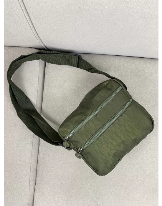 Yeşil Renk Krinkıl Kumaş Çanta CB8522