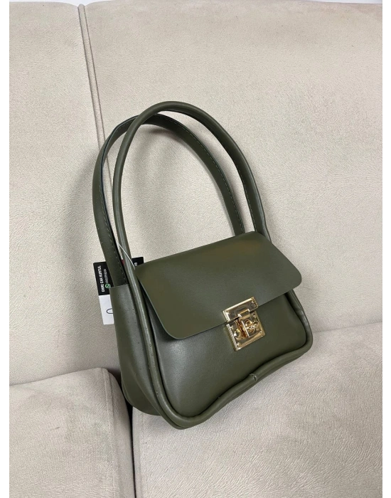 Yeşil Renk Önü Kilit Kalite Çanta CB90901
