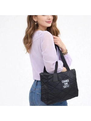 Siyah Paraşüt Kumaş Kol Çanta CB23257