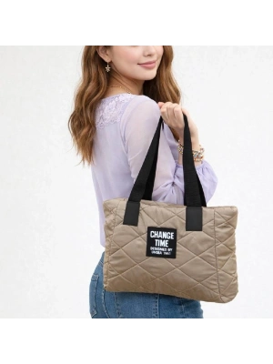 Koyu Vizon Paraşüt Kumaş Kol Çanta CB23257