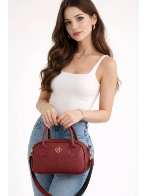 Bordo Renk YENİ KALİTE LAKOS Çanta CB90113