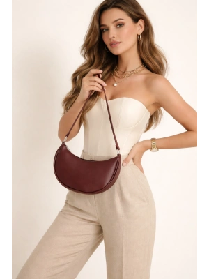 Bordo Harika Baget Kol Çanta CB9696