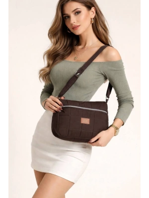 Kahve Renk PARAŞÜT Çapraz Çanta CB78214