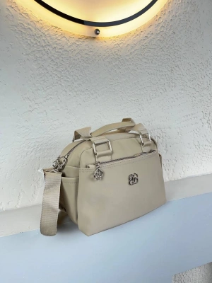 Açık Vizon 3 Bölme Kalite Çanta CB7145