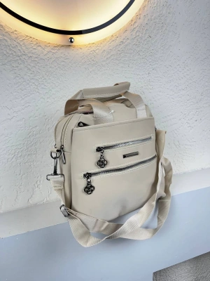 Açık Vizon Renk 6 Bölmeli Kalite Çanta CB8141