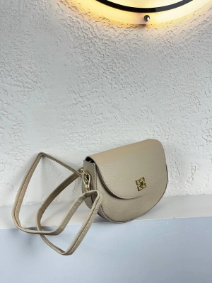 Açık Vizon Renk Kalıp Yeni Kilitli Çanta CB53974