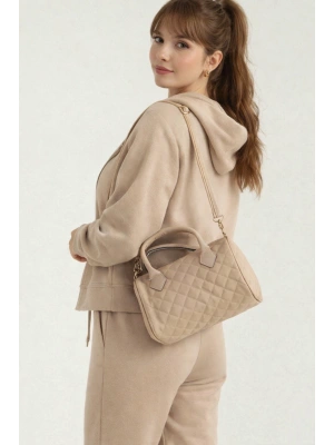 Açık Vizon Silindir Çapraz Çanta CB2742