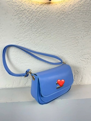 Bebe Mavi Renk MİO Kalıp Çapraz Çanta CB9171