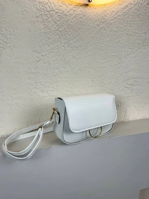 Beyaz Halkalı Çanta CB41932