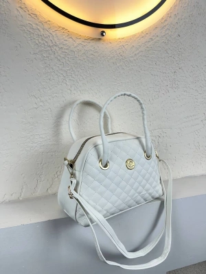 Beyaz Kapitone Çanta CB8911