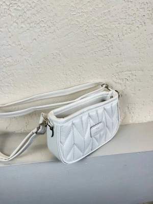 Beyaz Renk Kapiton TOTE Çanta CB1349