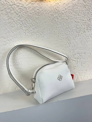 Beyaz  Renk Lakos Çapraz Çanta CB4252