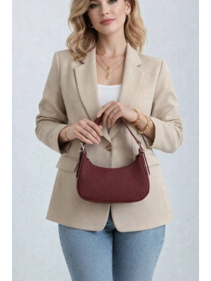 Bordo Düz Renk Yeni Kalite BAGET CB41314