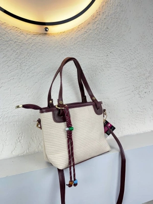 Bordo HASIR YENİ SEZON KALİTE Çanta CB6781