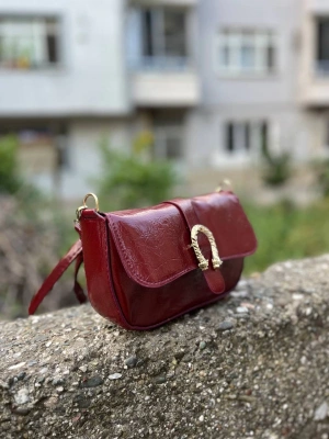 Bordo Kalıp NALLI Çanta CB0913