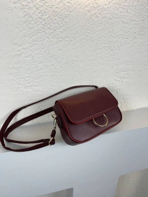 Bordo Halkalı Çanta CB41932