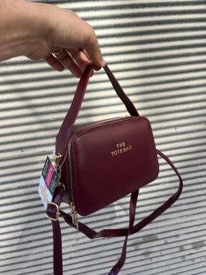 Bordo MAX KALİTE 2 BÖLME KALIP Çanta CB4318