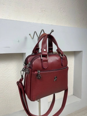 Bordo Renk 3 Bölme HB Çanta CB0131