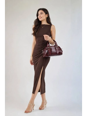 Bordo Renk A Kalite Mini Çanta CB01041