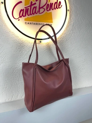 Bordo Renk BÜYÜK BOY KALİTE Çanta CB9814