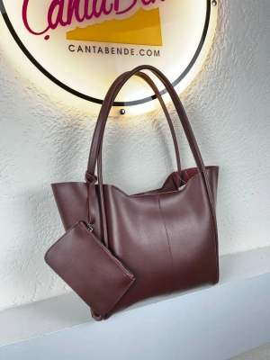 Bordo Renk BÜYÜK BOY YENİ Kol Çanta CB2456
