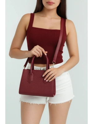 Bordo Renk Kalıp Çanta CB4139