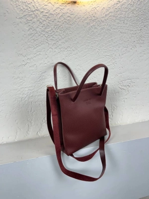 Bordo Renk Mini BAG Çapraz Çanta CB5217