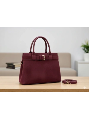 Bordo Renk NUBUK Kalite BRLN Çanta CB11412