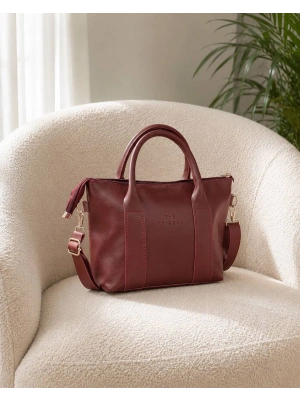 Bordo Renk Tote Yeni Çanta CB10451