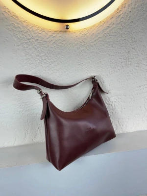 Bordo Renk Yumuşak Baget Çanta CB9713