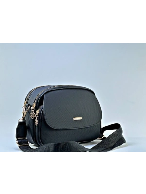 Full Siyah Renk 3 Bölme BRLN Çanta CB22673