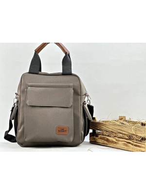 Gri Hem Sırt Hem Çapraz Çanta CB9724