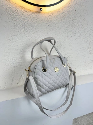 Gri Kapitone Çanta CB8911