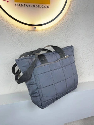 Gri Renk 2 Bölme PARAŞÜT Çanta CB1457