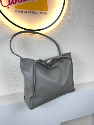 Gri Renk BÜYÜK BOY KALİTE Çanta CB9814