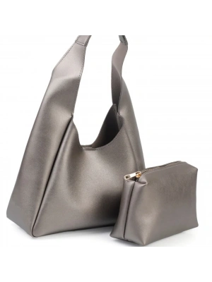 Gümüş Renk YAVRULU KALİTE Çanta CB2742