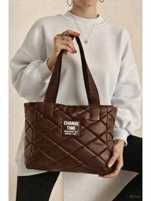 Kahve Büyük Boy Kol Çanta CB4963