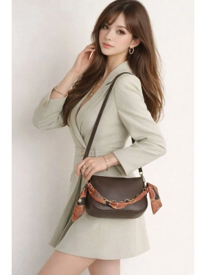 Kahve Fularlı Yeni Sezon Çanta CB9999