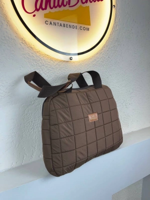 Kahve OVAL Paraşüt YENİ Kol Çanta CB3674