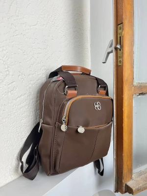 Kahve KALİTE 3 BÖLME Sırt Çanta CB3074