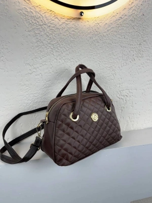 Kahve Kapitone Çanta CB8911