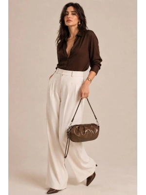 Kahve Renk 2 Bölmeli MİNİ Çanta CB91224
