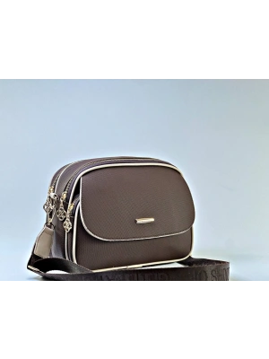 Kahve Renk 3 Bölme BRLN Çanta CB22673