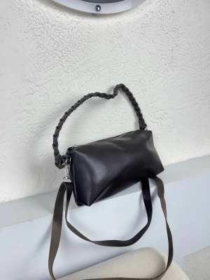 Kahve Renk Kolları Hasır Çanta CB2397