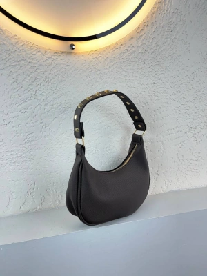 Kahve Renk Lakos Deri Baget Çanta CB7171