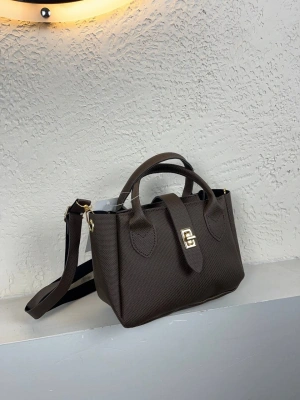 Kahve Renk LAKOS Deri Çapraz Çanta CB72382